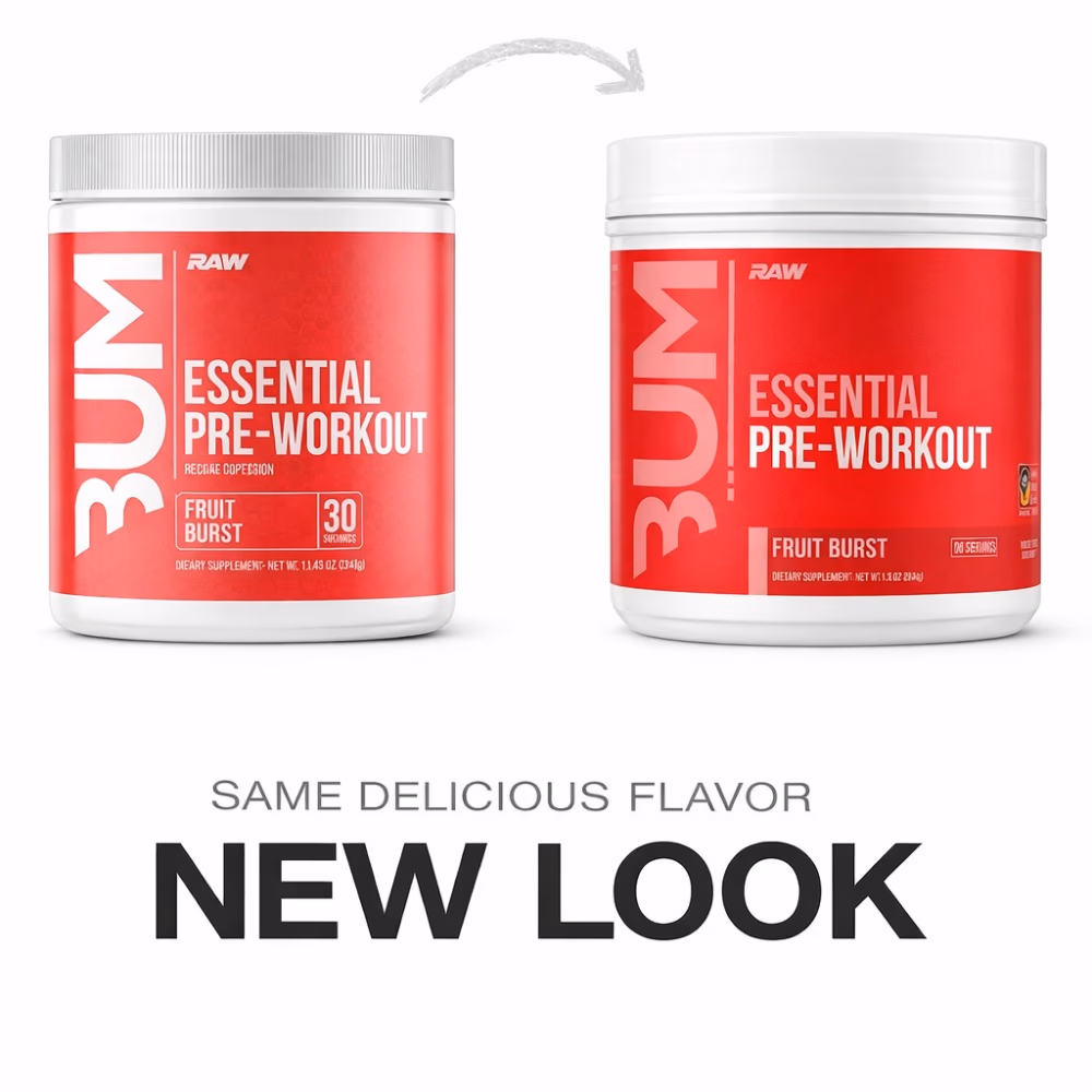 Raw Bum Essential Pre-Workout Guava Passion Flavor 309g 2
