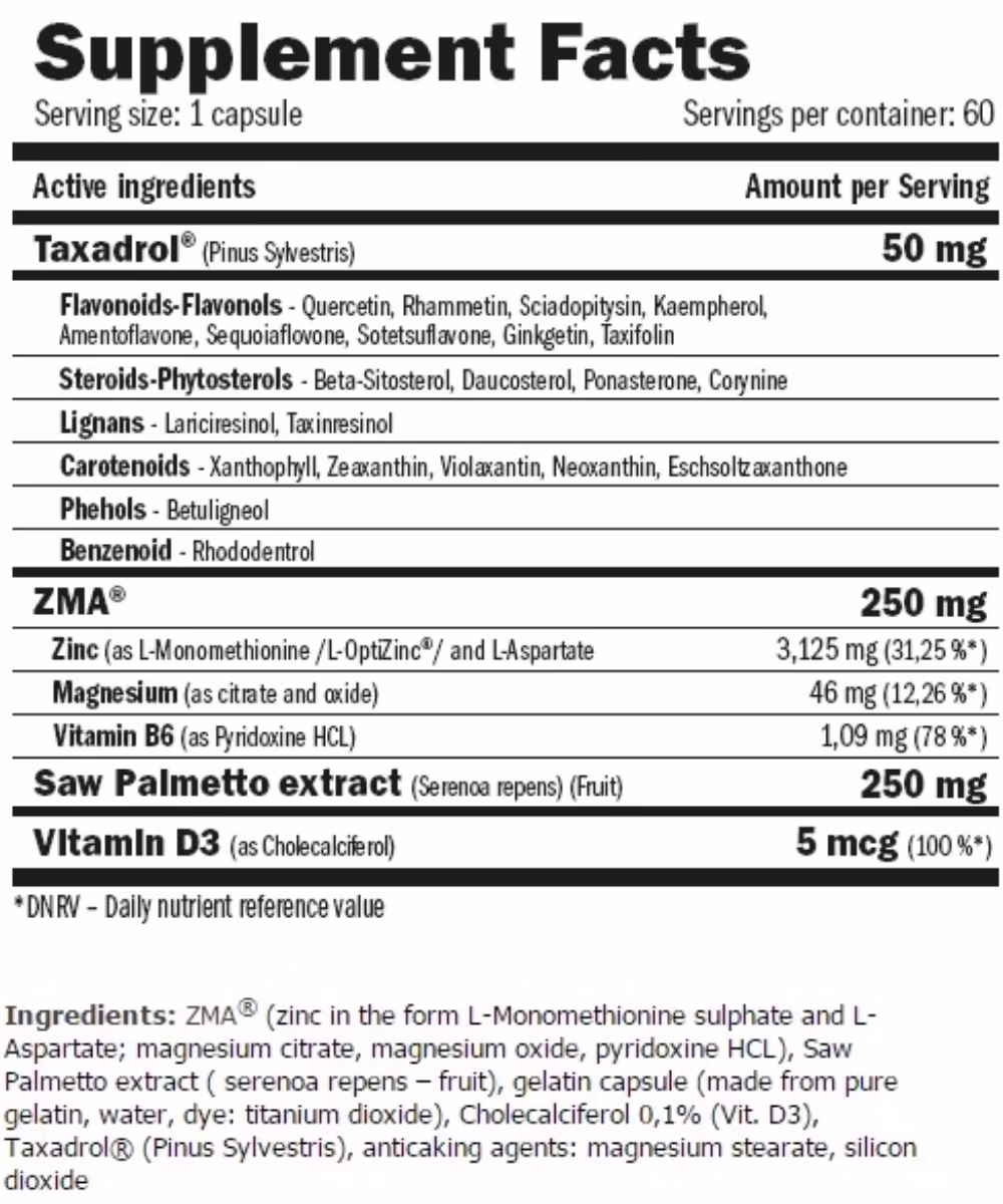 Amix MuscleCore MuscleDrol Anabolic Testosterone Booster - 60 Capsules 2
