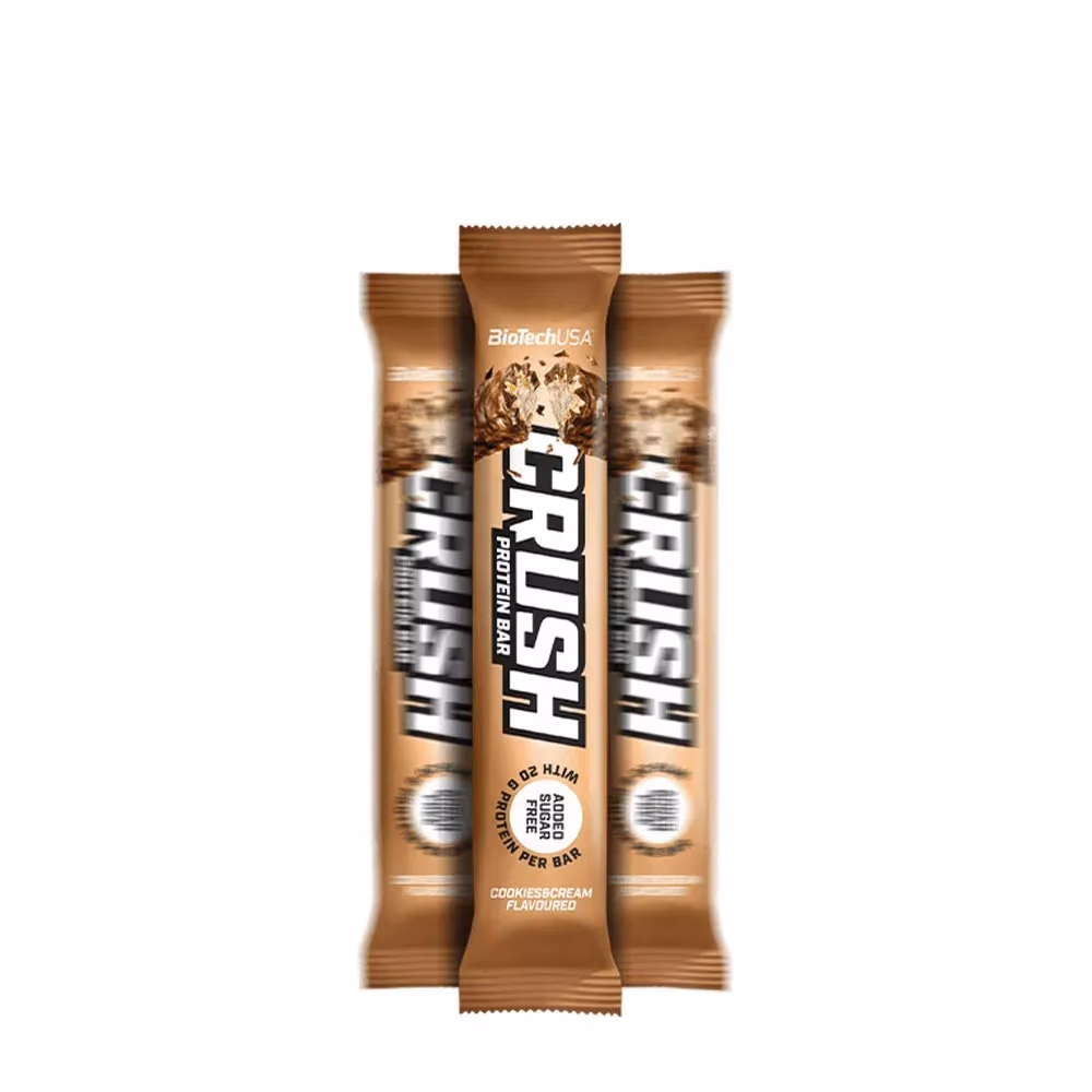 BioTechUSA Crush Protein Bar Cookie Cream (64g) 4