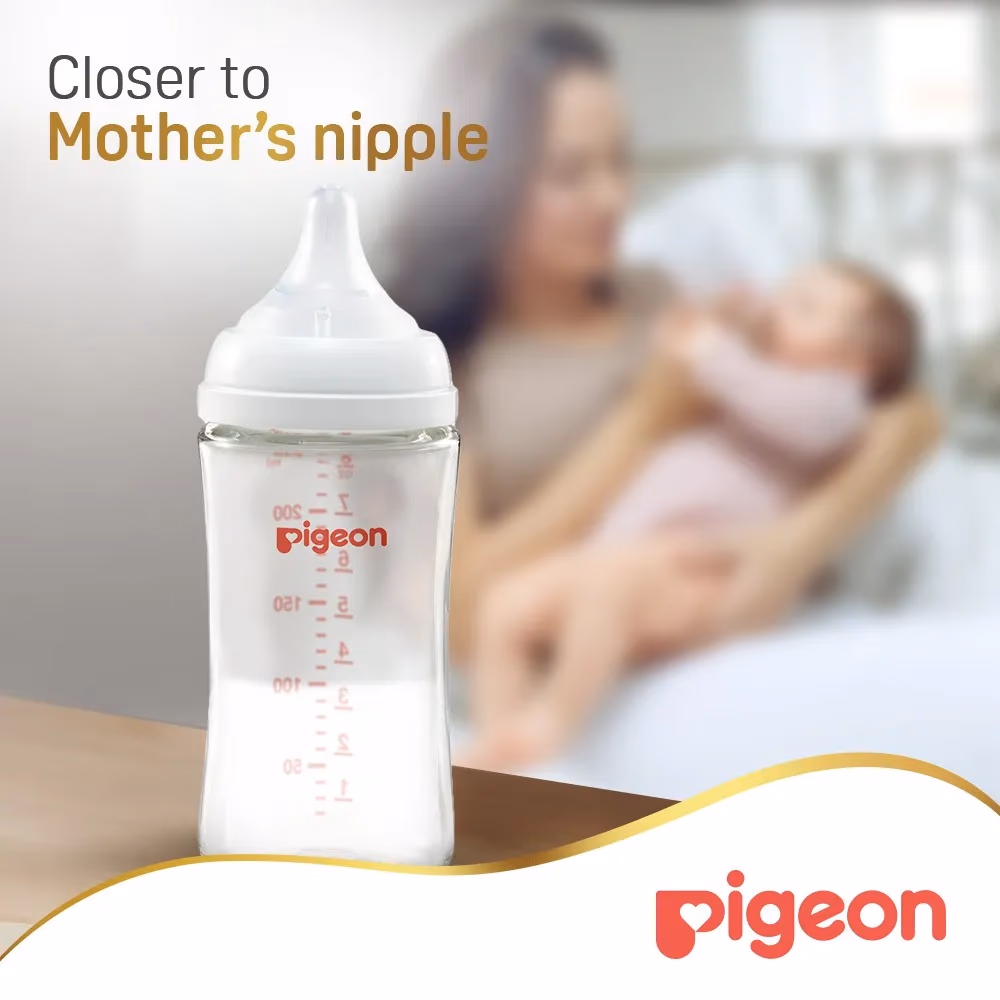 Pigeon SofTouch Glass Bottle PAB1231 0+ Months 240ml 2