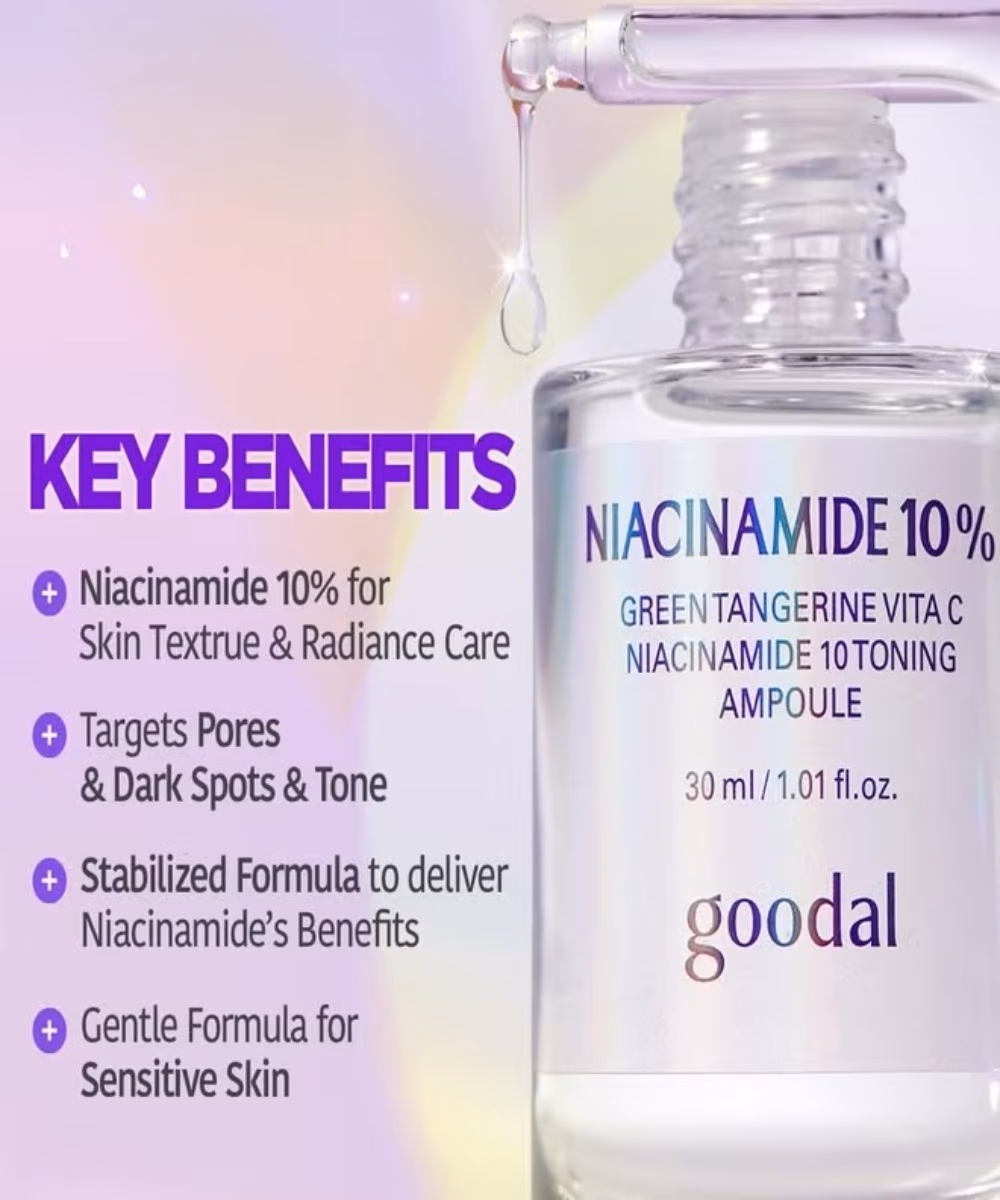 Goodal Niacinamide 10% Toning Ampoule 30ml 4