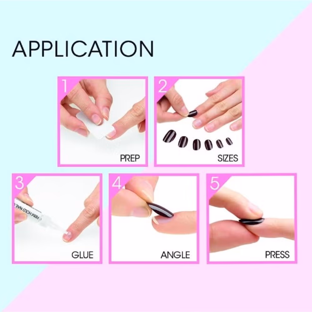 Elegant Touch Porcelain Nude Nails 24s 4