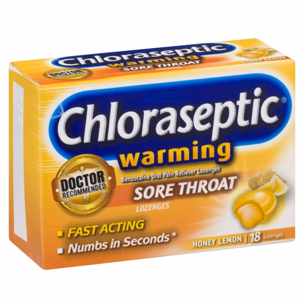 Chloraseptic Warming Lozenges Honey Lemon 3