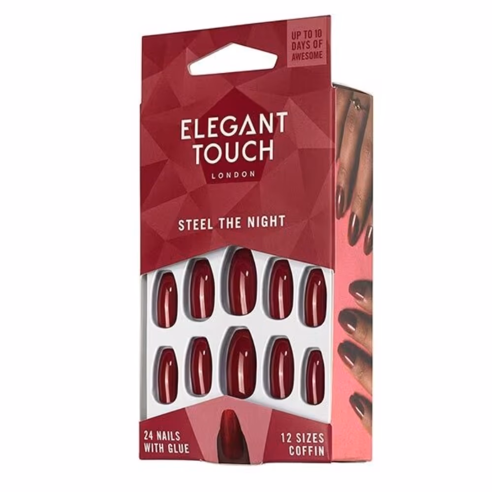 Elegant Touch Steel The Night Nails 24s 4