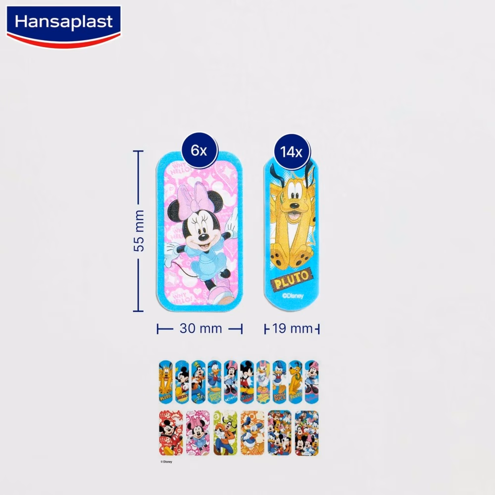 Hansaplast Disney Mickey Mouse Plasters 20 Strips for Kids 2