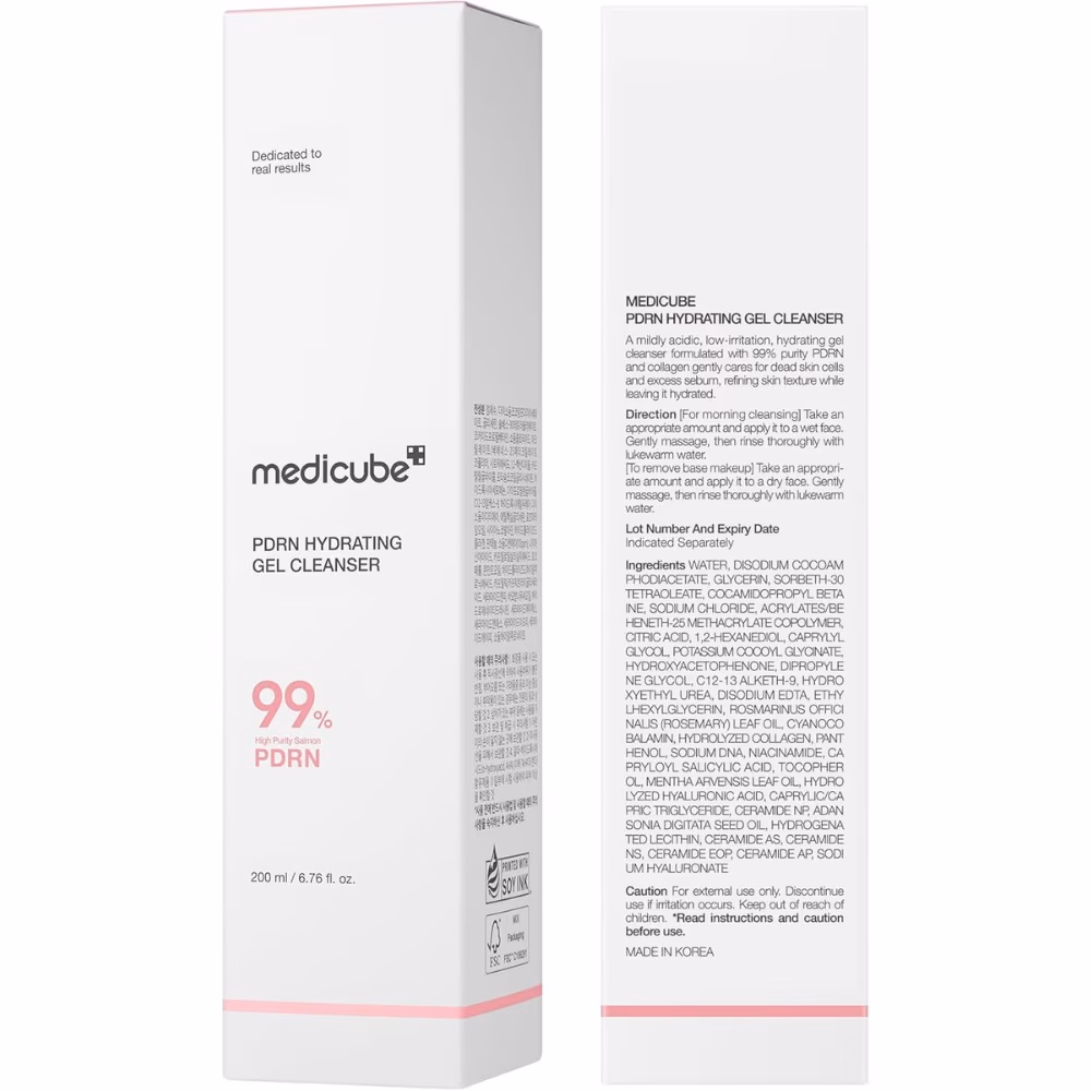 Medicube PDRN Hydrating Gel Cleanser 200ml 5