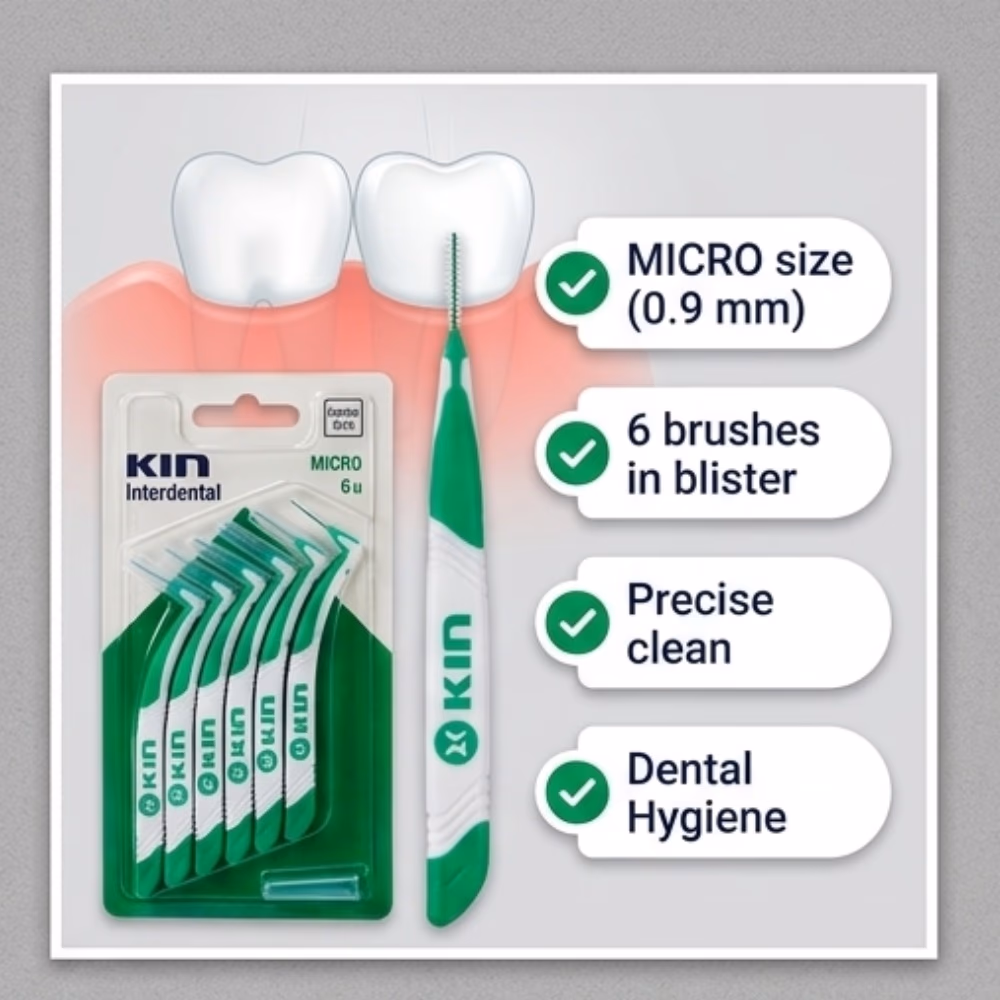 Kin Micropox Interdental Brushes 0.9mm 6s 3