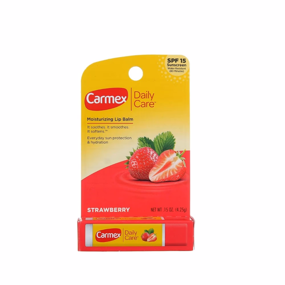 Carmex Daily Care Lip Balm SPF15 Strawberry 4.25g 4