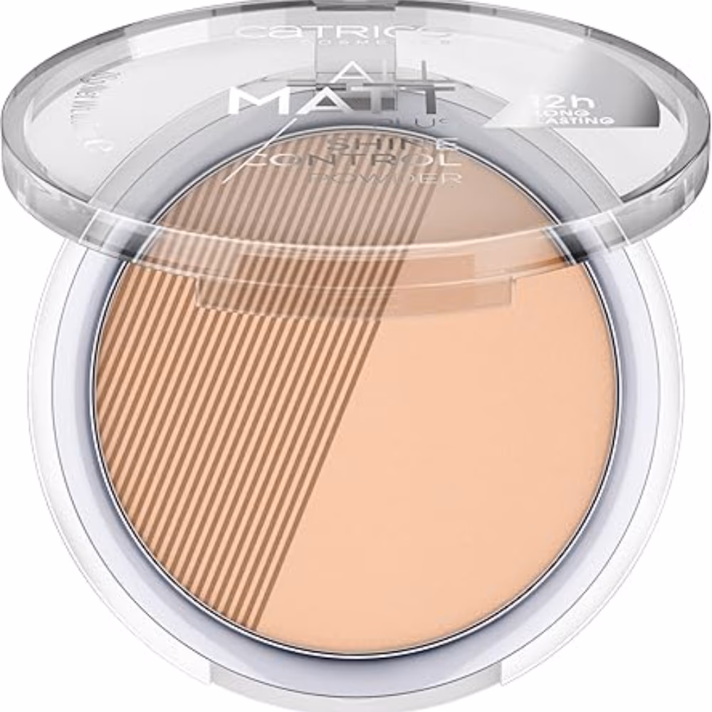 Catrice 025 All Matt Plus Shine Control Powder Sand Beige  2