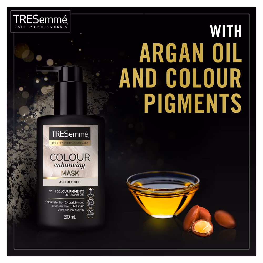 TRESemmé Colour Enhancing Mask Ash Blonde 200ml 4