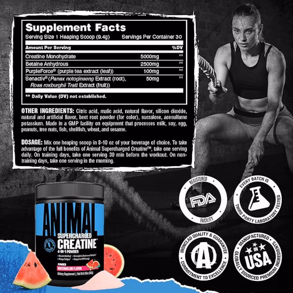 Universal Animal Supercharged Creatine Watermelon 30 Servings 2