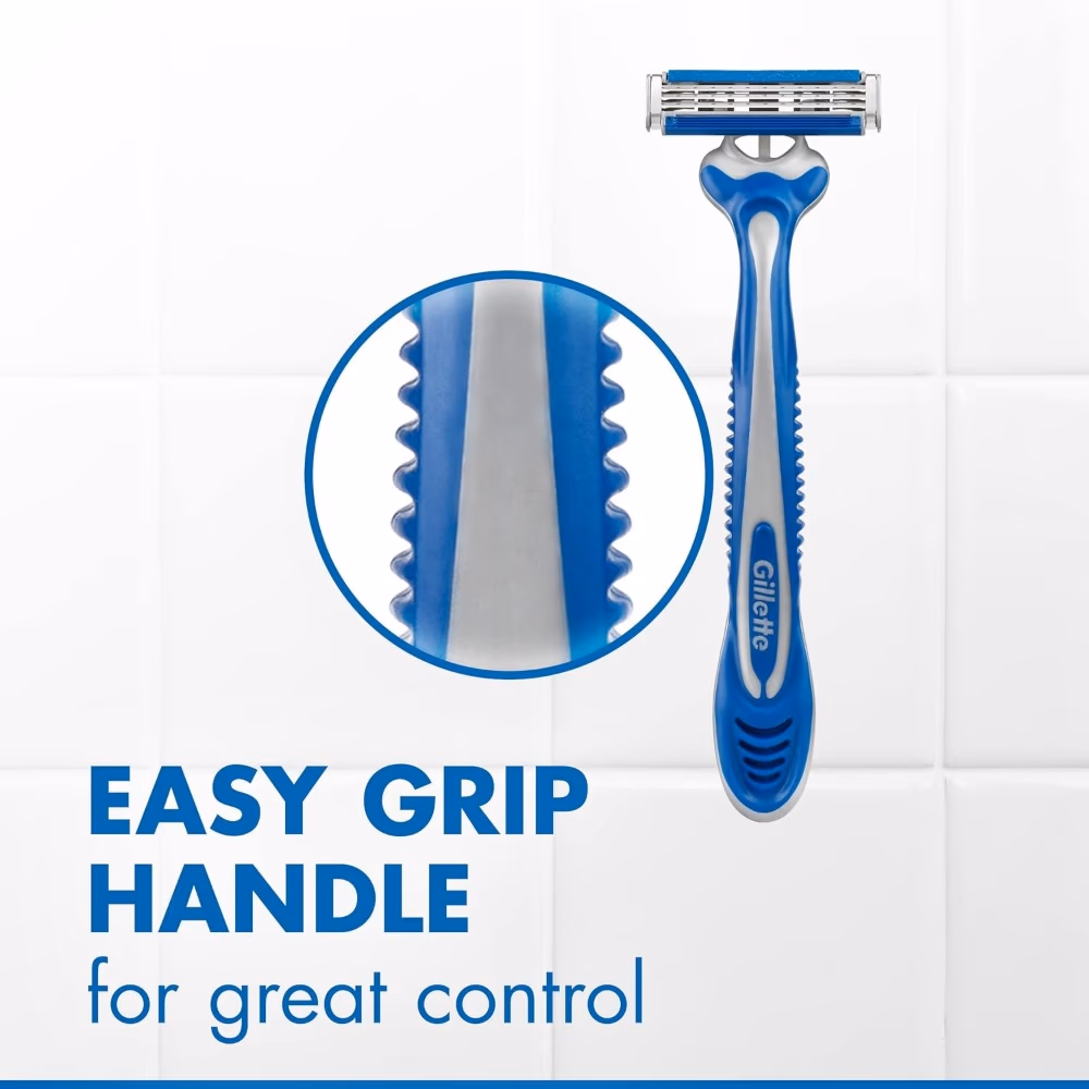 Gillette Blue 3 Disposable Razor 6+2 Comfort 5