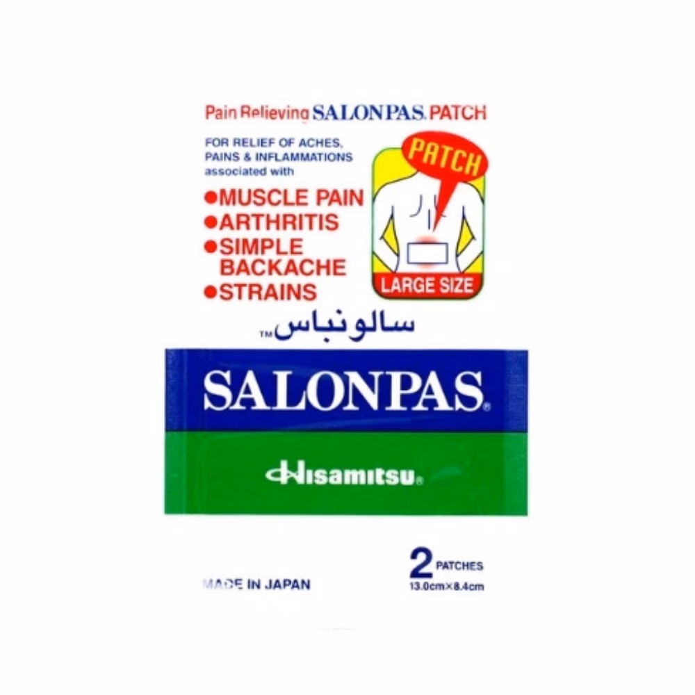 Salonpas Hot Patch Pain Relief 2 Patches 3