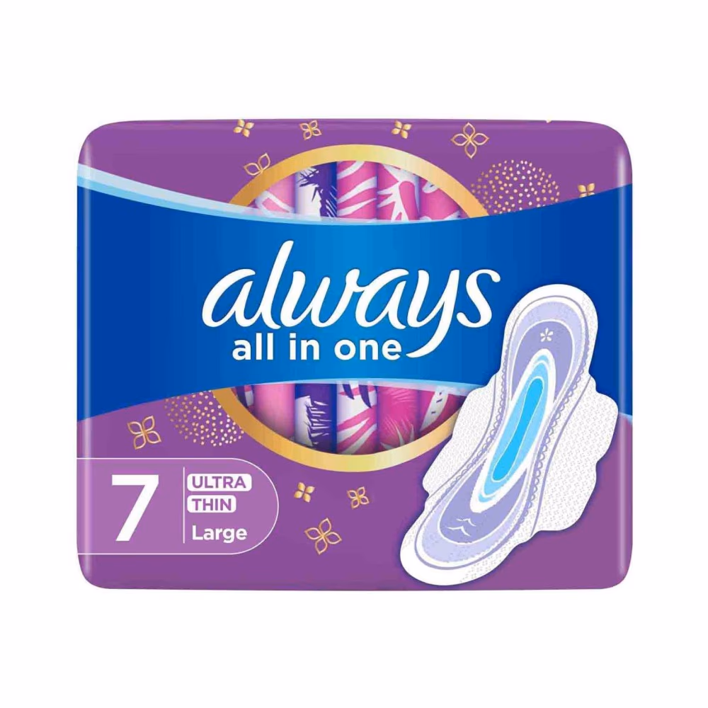 Always All In One - Ultra Thin Large Pads - 7 Pads 5