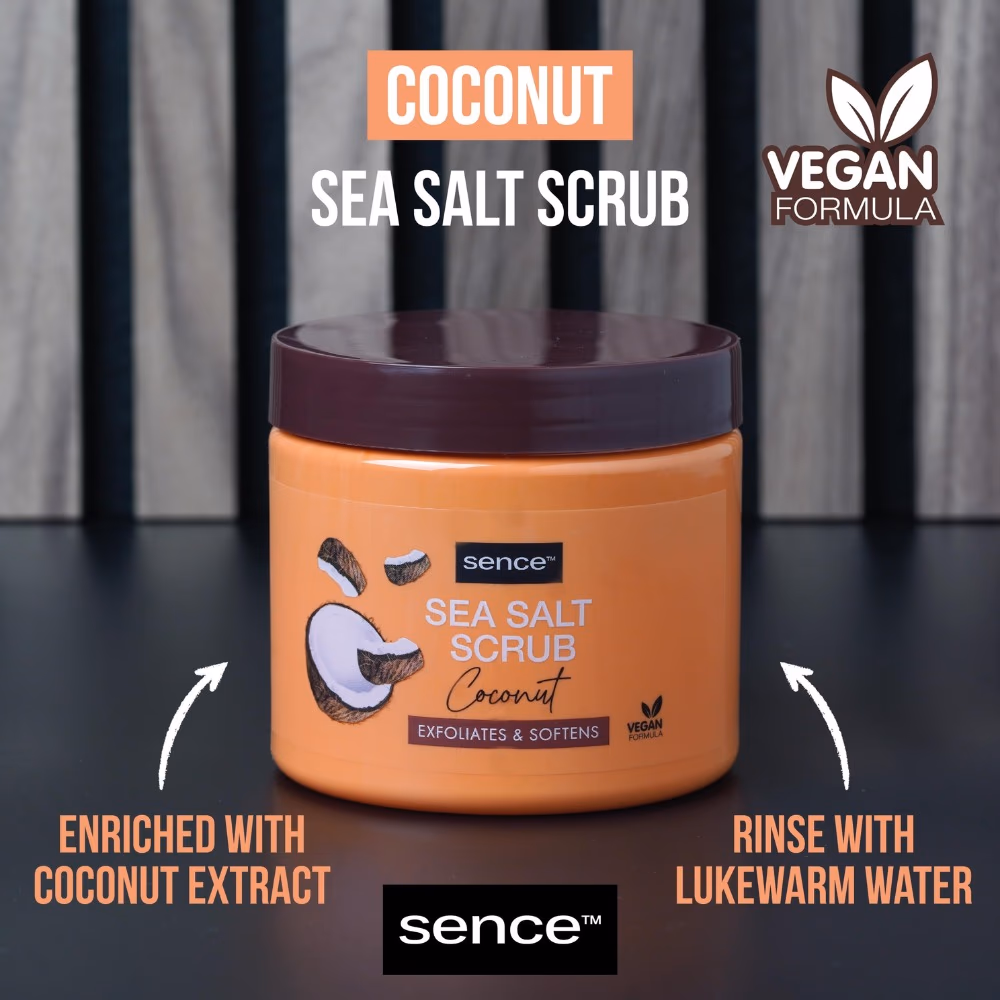 Sence Coconut Sea Salt Scrub 500g 2