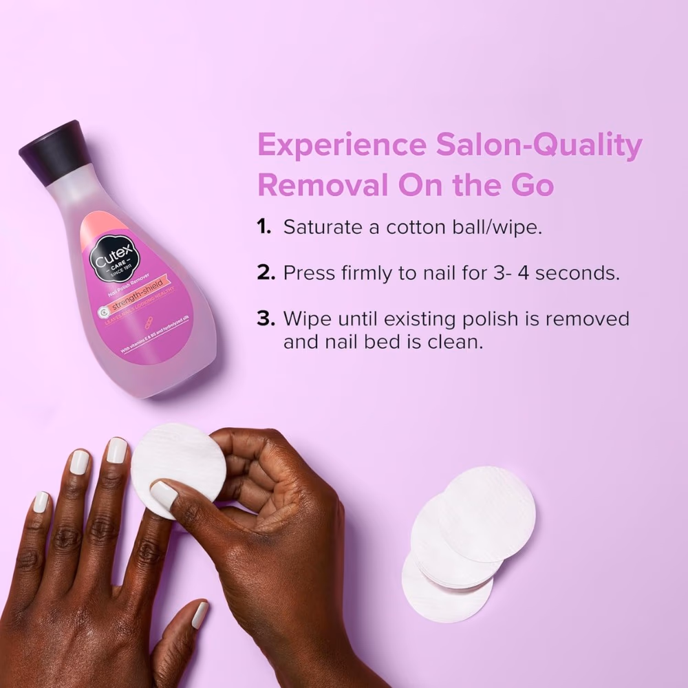 Cutex Strength Shield Nail Polish Remover 200ml 3