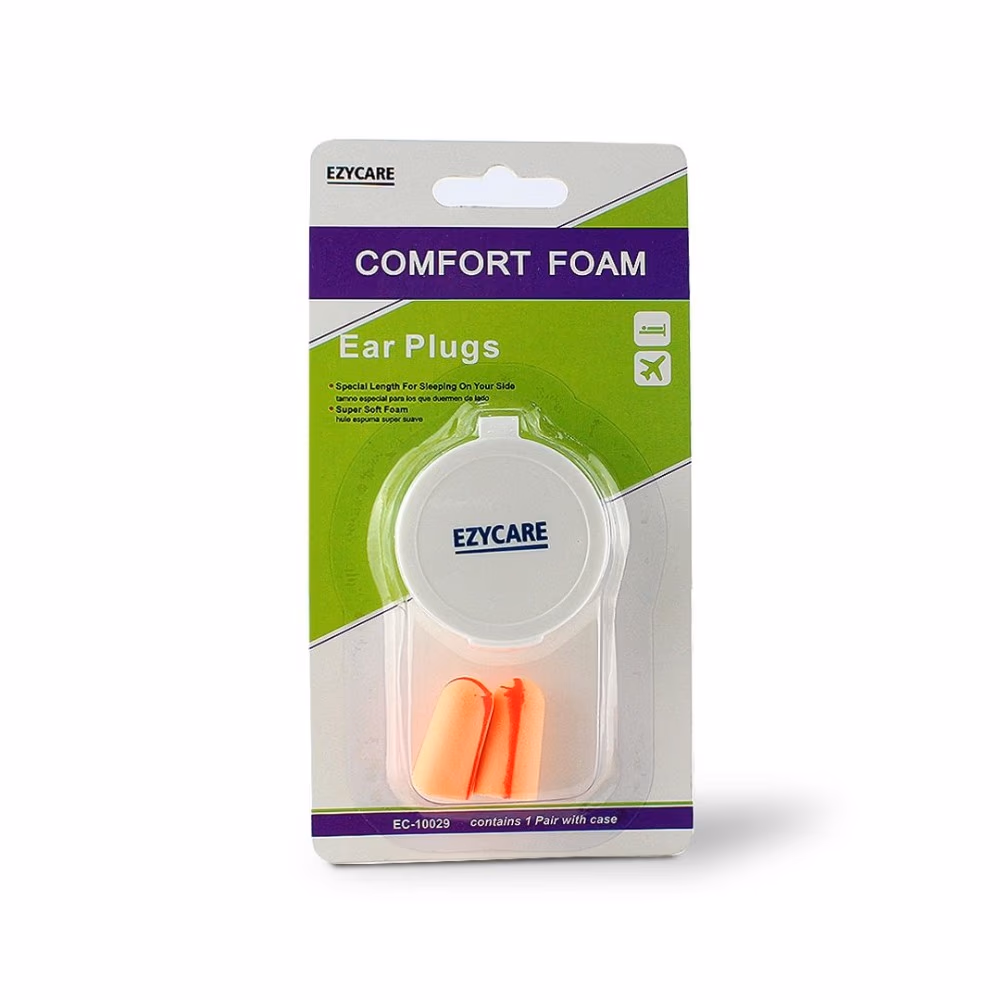 Ezycare Comfort Foam Ear Plug 1Pair  2