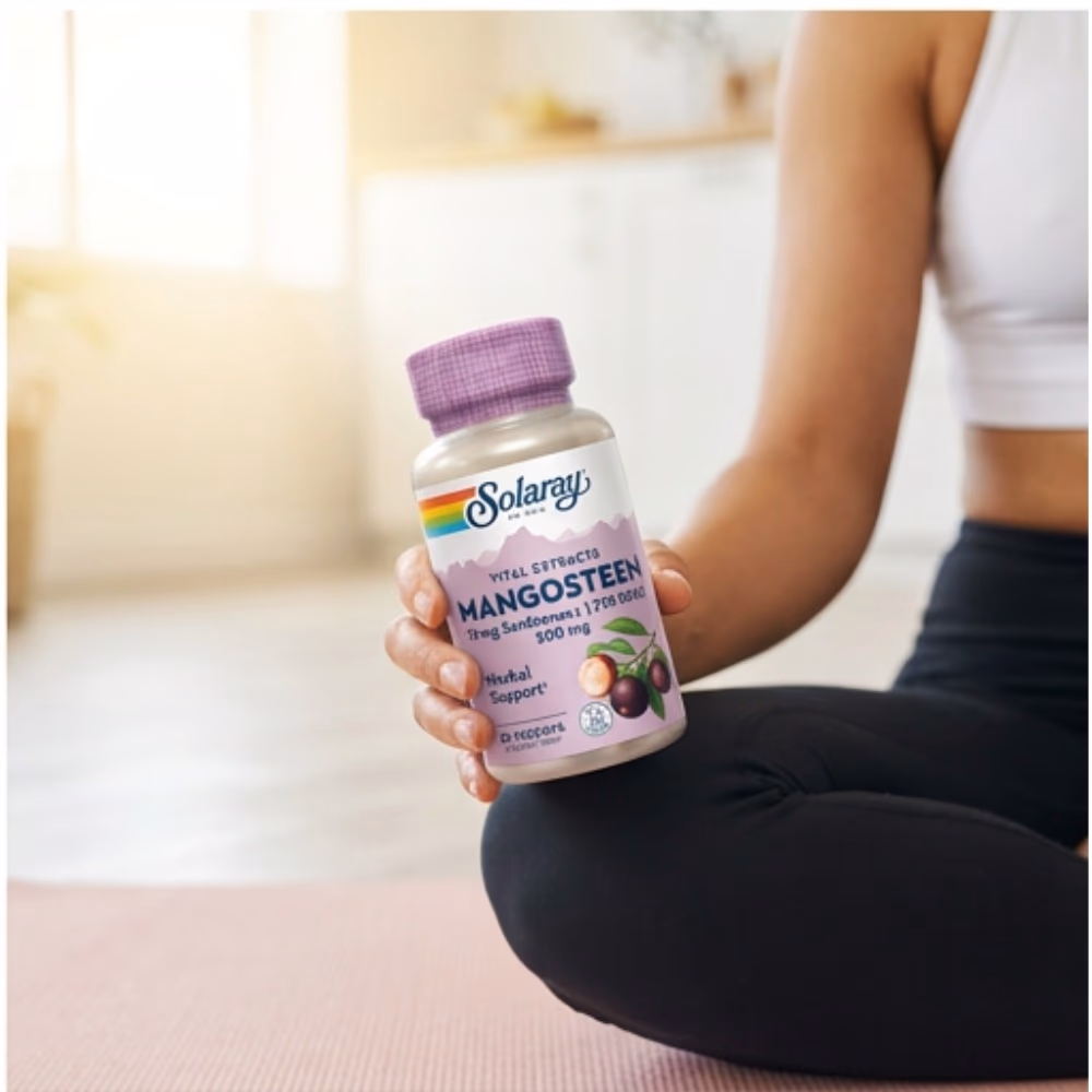 Solaray Mangosteen Fruit Extract 500mg -60 Capsules 4