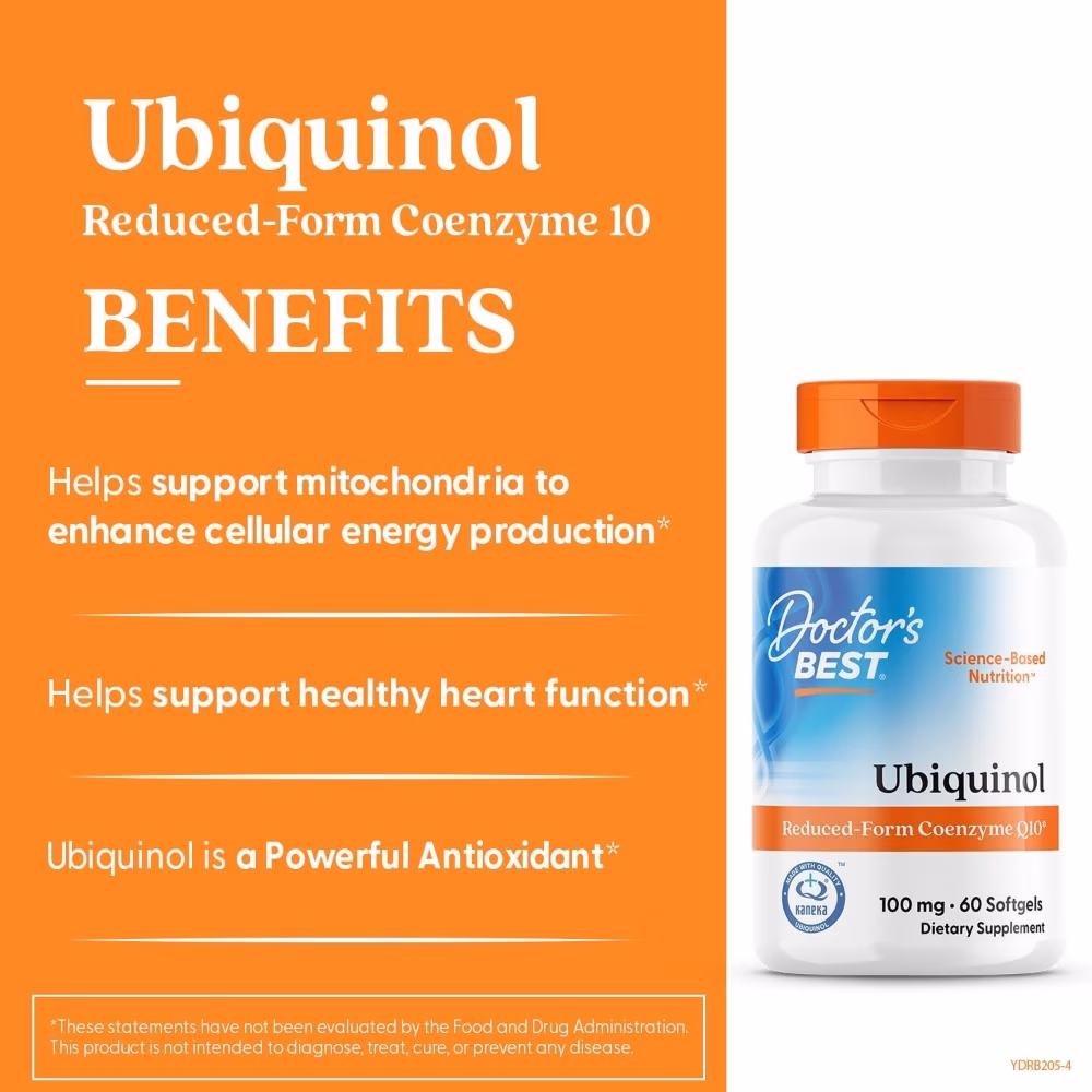 Doctor's Best CoQ10 100mg 60 Softgels 3