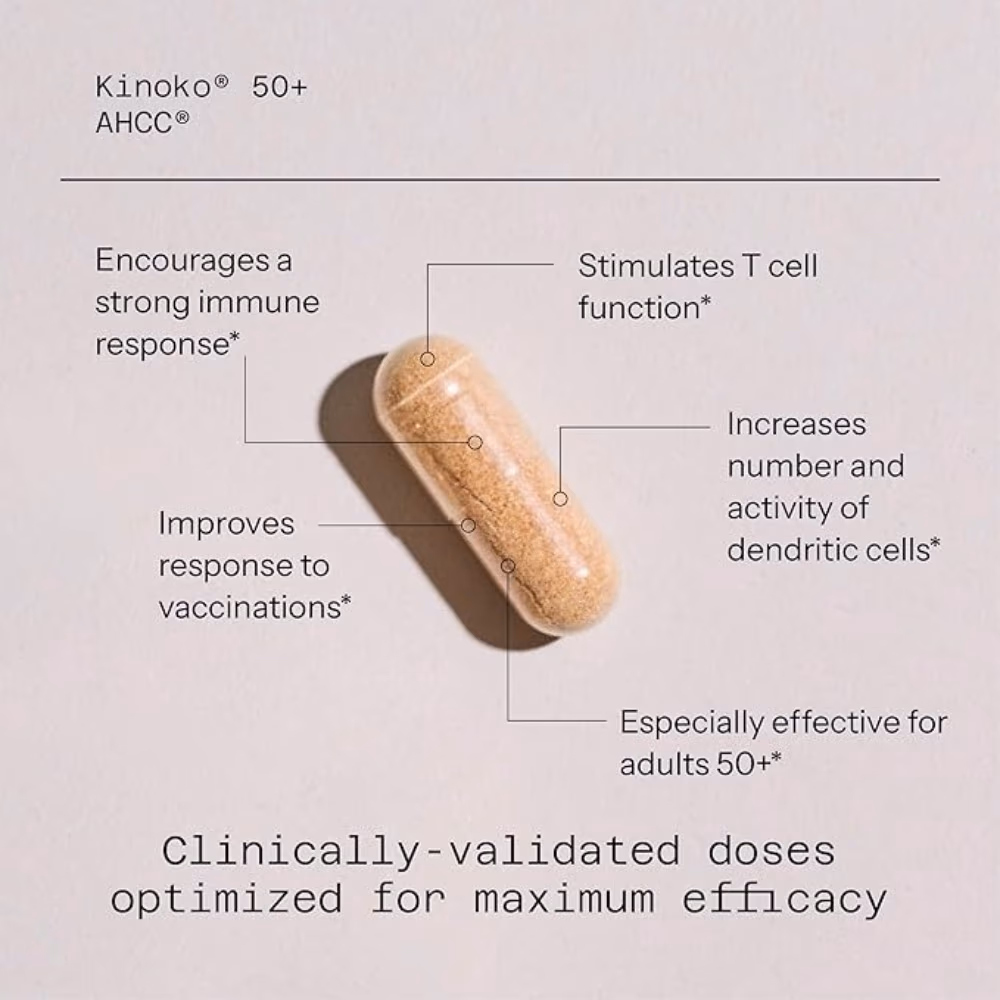 Quality of Life AHCC 50 plus 60 capsules 3
