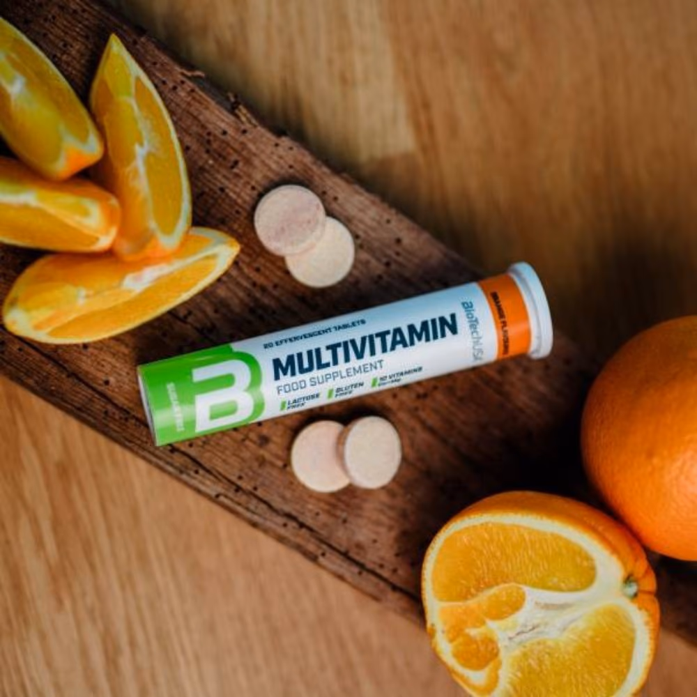 BioTechUSA Multivitamin Effervescent Orange Flavor - 20 Tablets ( 2+1 Offer) 2
