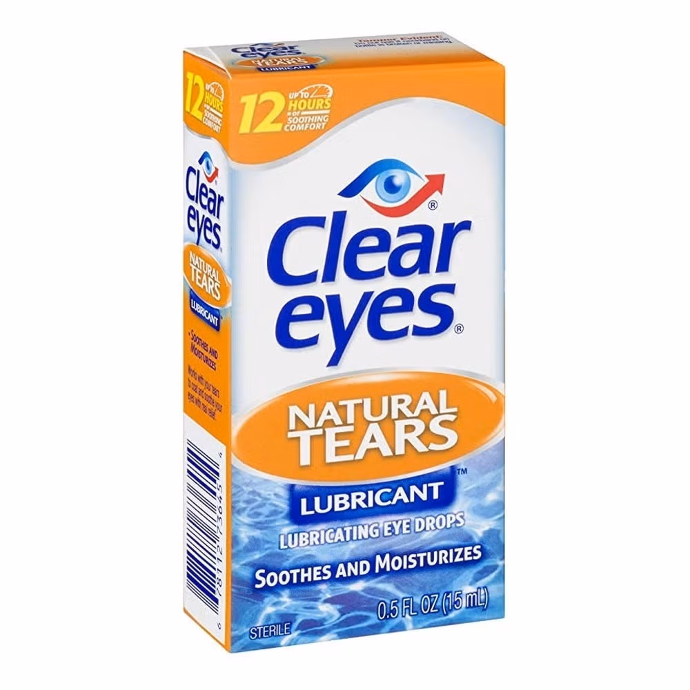 Clear Eyes Natural Tear Eye Drops 15 ml 2