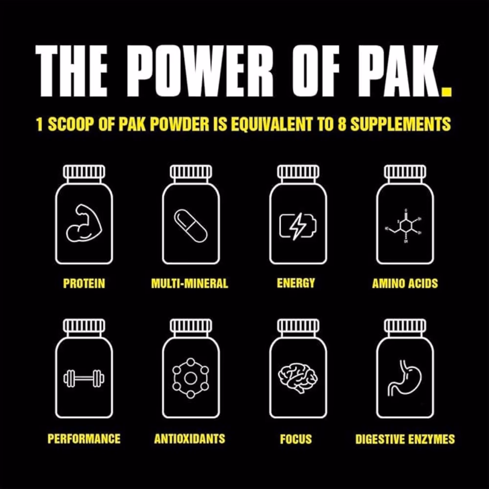 Universal Nutrition Animal Pak Powder 315g Apple Jacked Flavor 2