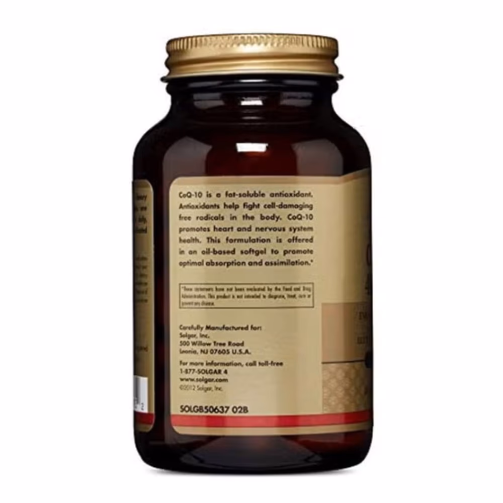 Solgar Megasorb CoQ-10 400 mg 60 Softgels 3