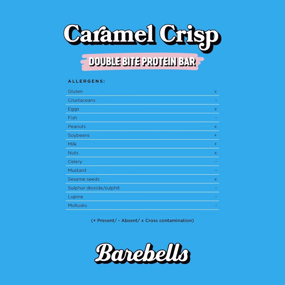 Barebells Double Bite Caramel Crisp Protein Bar - 55g 2