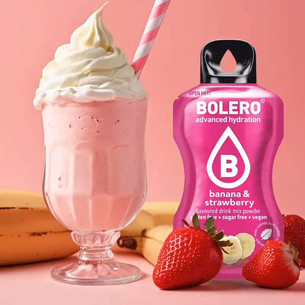 Bolero Advanced Hydration Drinks Strawberry banana 24's pack 2