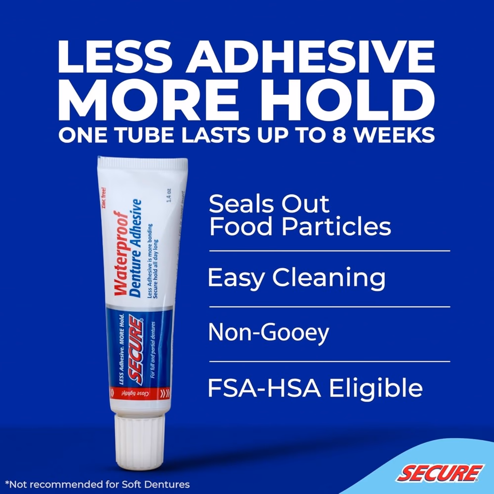Fittydent Super Denture Adhesive Cream 20g 2