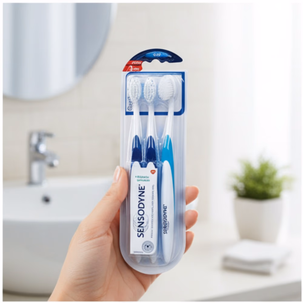 Sensodyne Gentle Care Toothbrush Soft - Pack Of 3 2