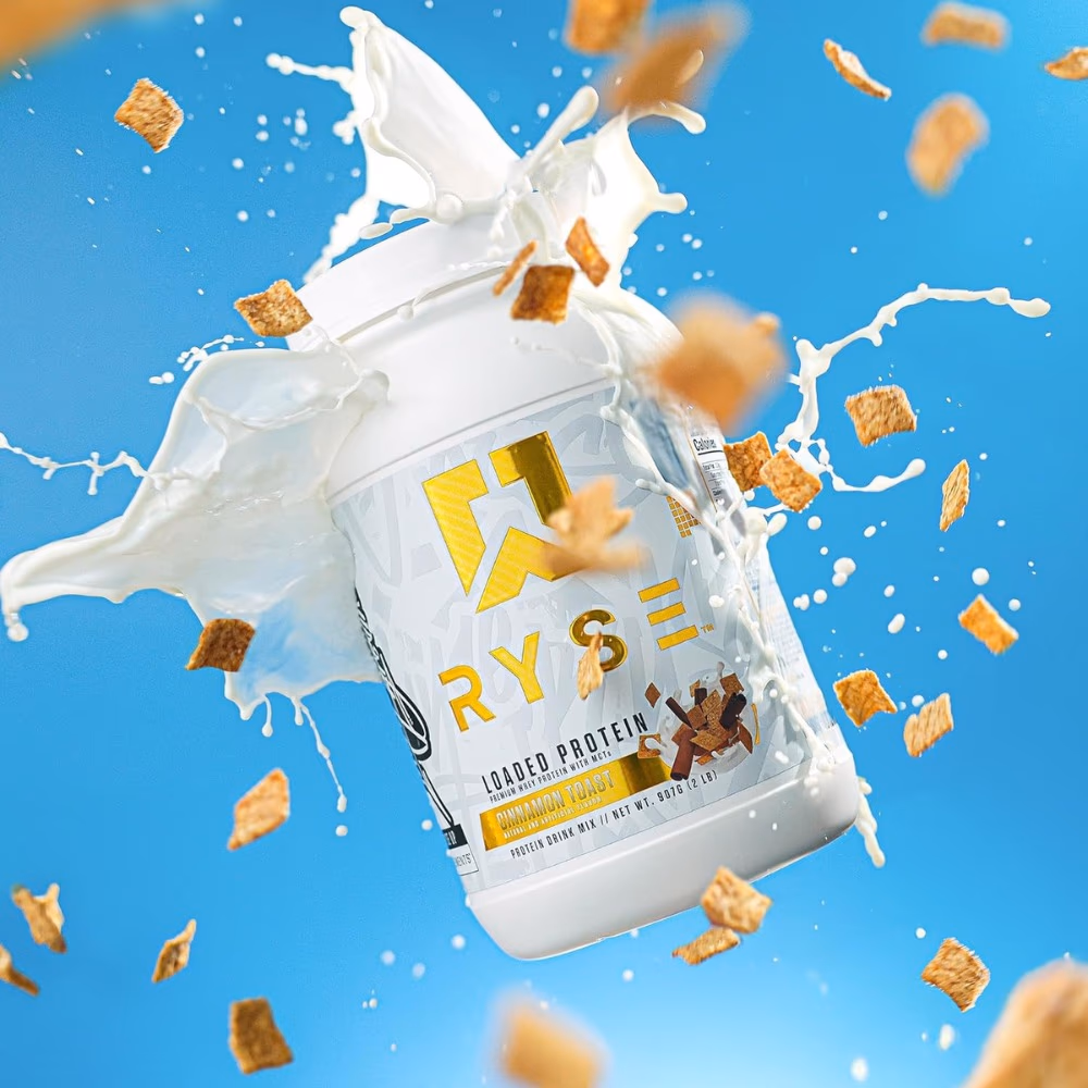 Ryse Loaded Protein Drink Mix Cinnamon Toast 2.1lb 5