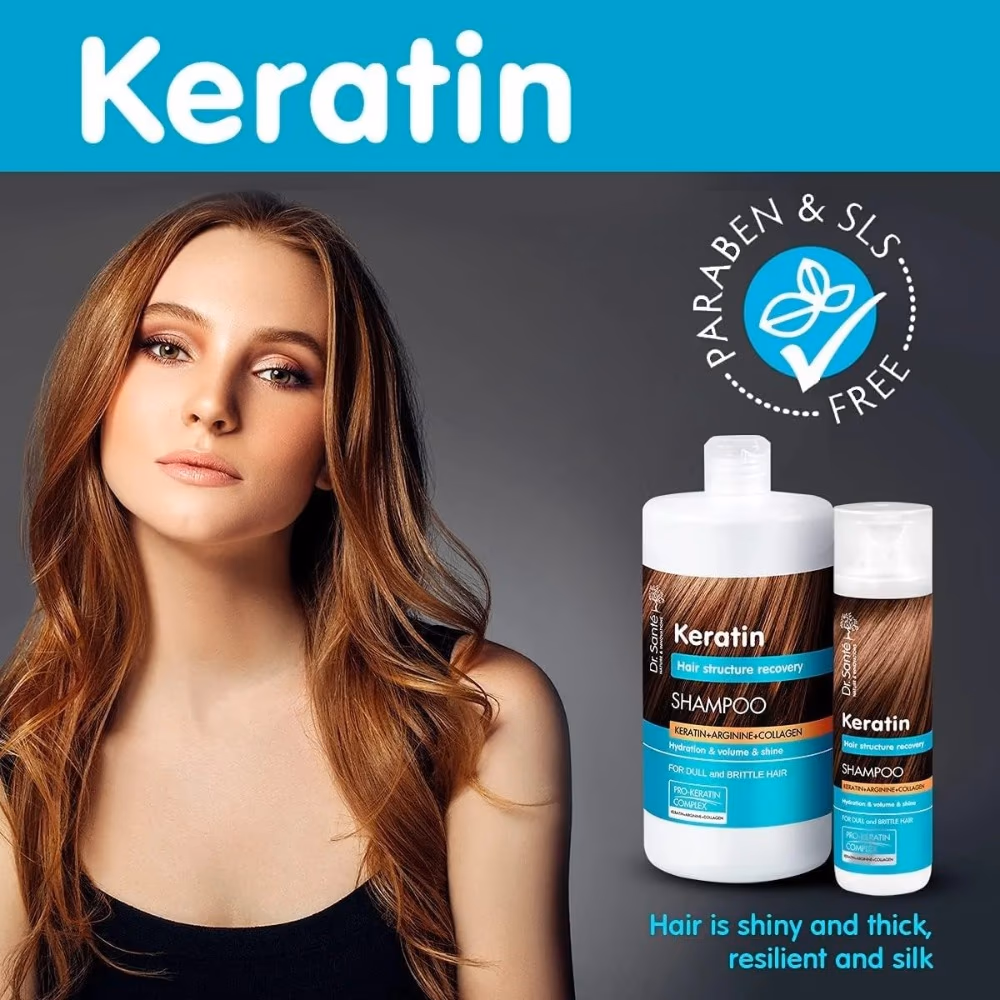 Dr. Sante Keratin Hair Shampoo 250ml 4
