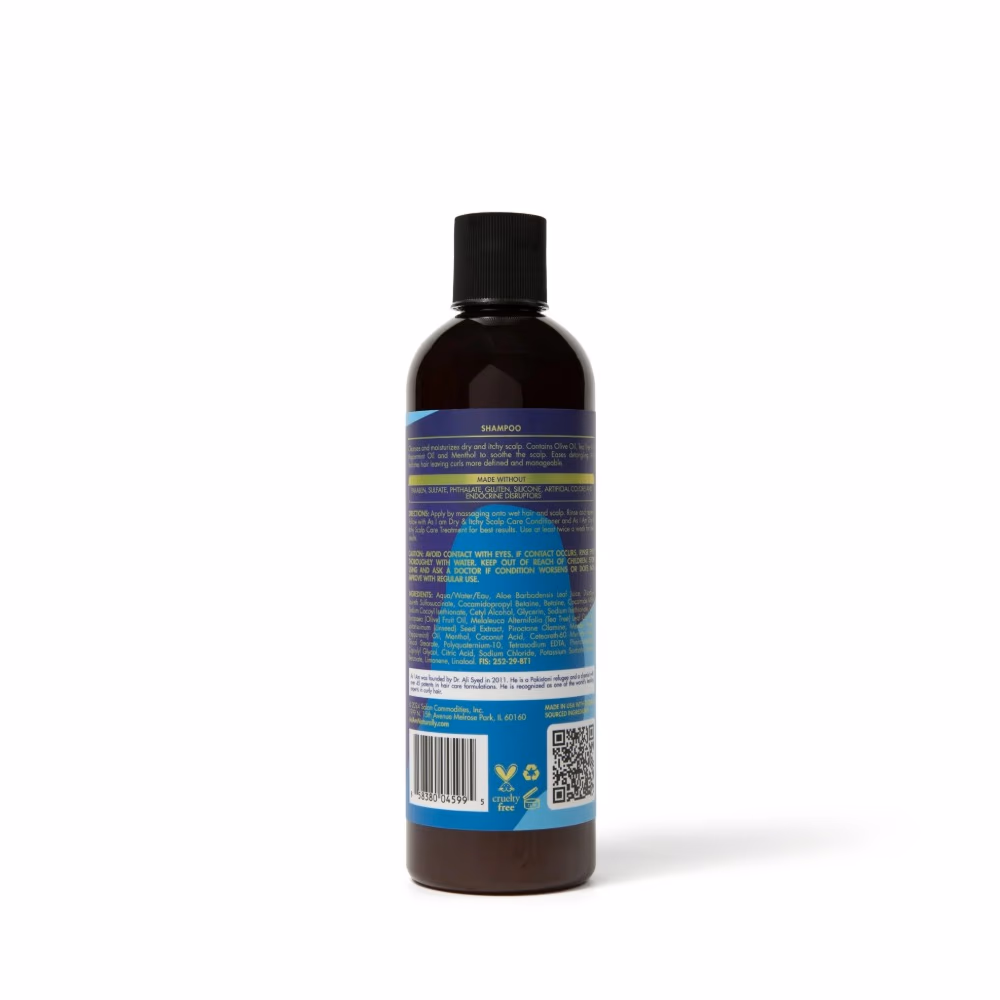 As I Am Dry & Itchy Scalp Care Dandruff Shampoo with Olive & Tea Tree Oil - 355ml 3