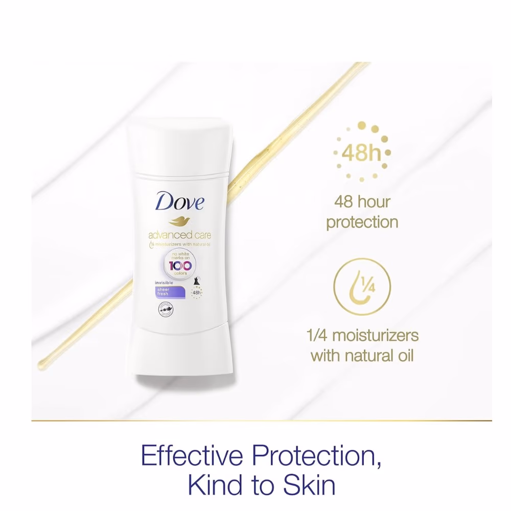 Dove Advanced Care Deodorant Sheer Fresh 74g 2