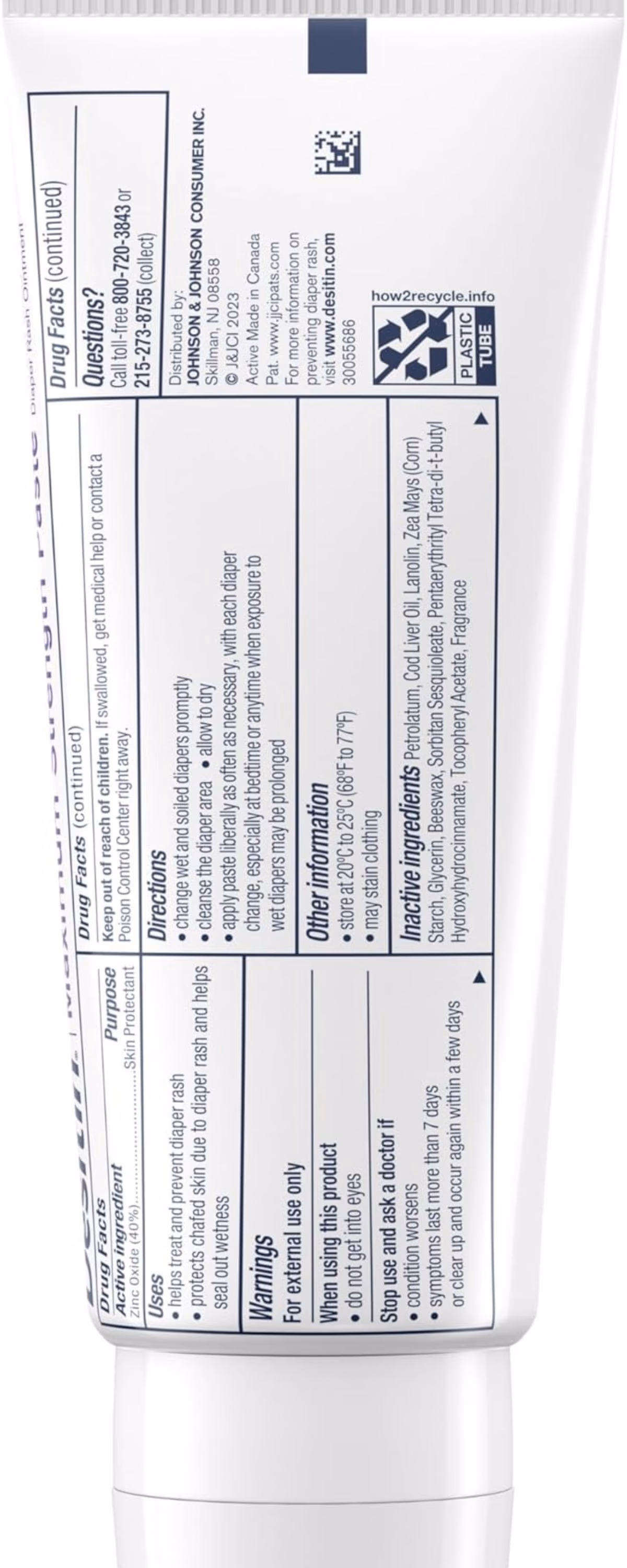 Desitin Maximum Strength Diaper Rash Paste 113gm 2