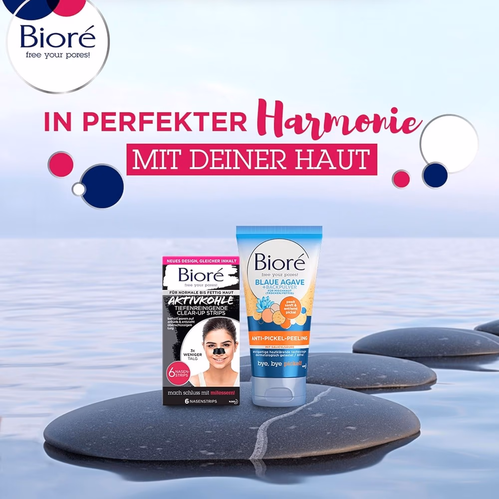 Biore Blaue Agave Anti Peeling Mask 125Ml 2