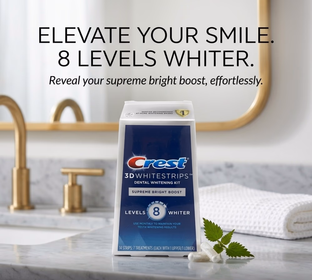 Crest 3D Whitestrips Dental Whitening Kit - 14 Strips (7 Treatments) 2