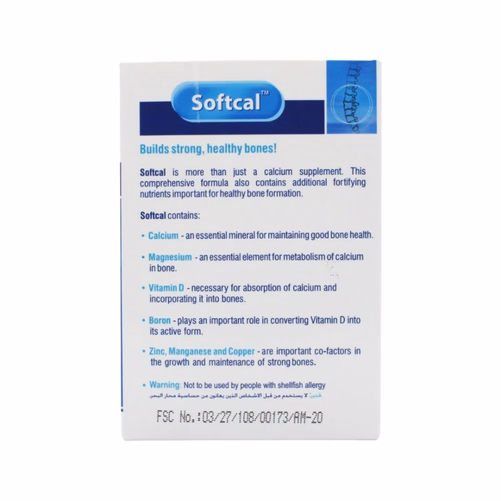 Softcal Tabgels 30s 2