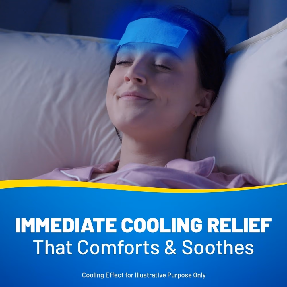 Kool Temp for Adults - Six cooling patches for Migraine and fever 5