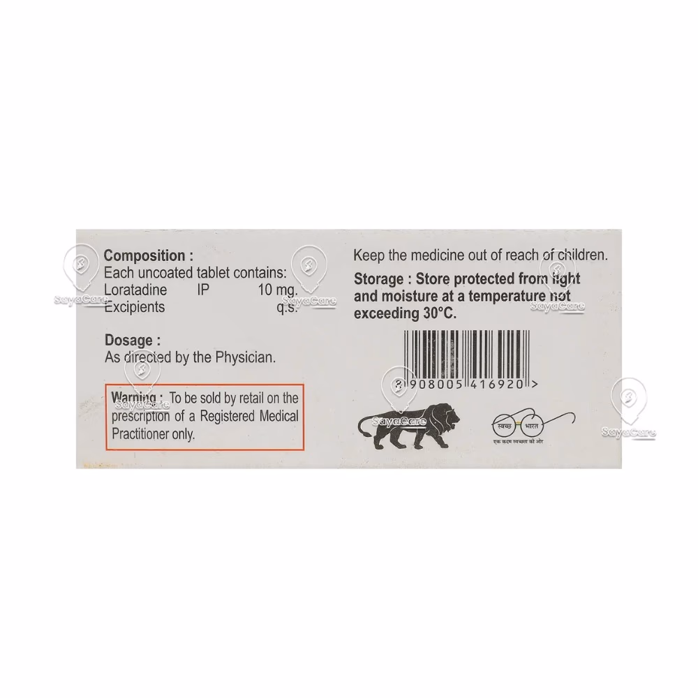 LORADAY 10MG TAB 30S 2