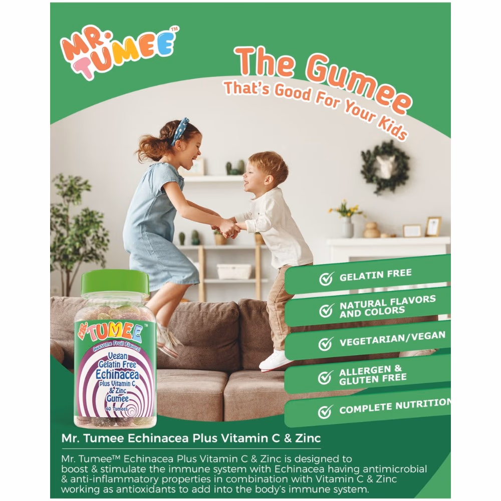 Mr.Tumee Echinacea and Zinc 60 Gummies 3