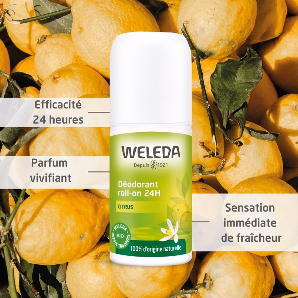 Weleda Citrus 24h Roll On Deodorant 50ml 4