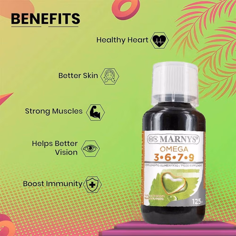 MARNYS Omega 3-6-7-9 Liquid 125 mL 3