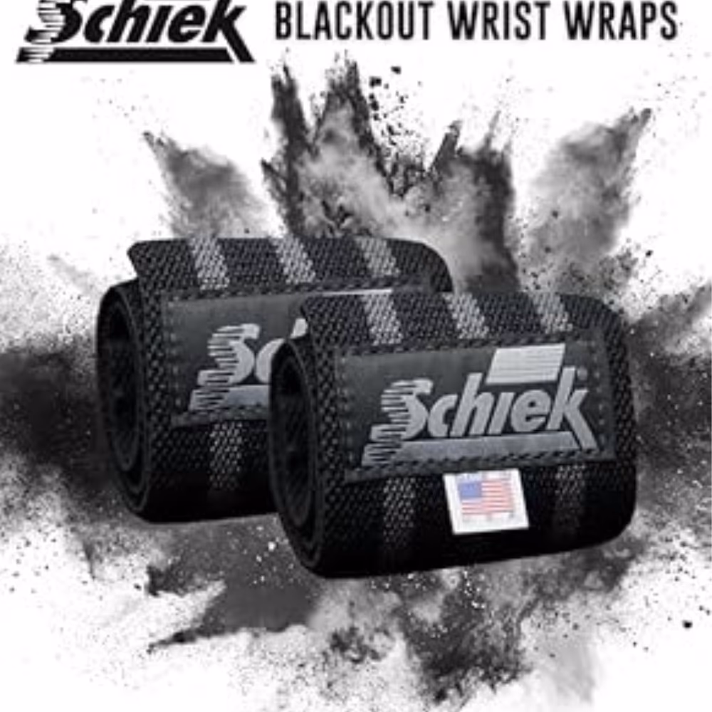 Schiek Wrist Wrap 18 Black Out 4