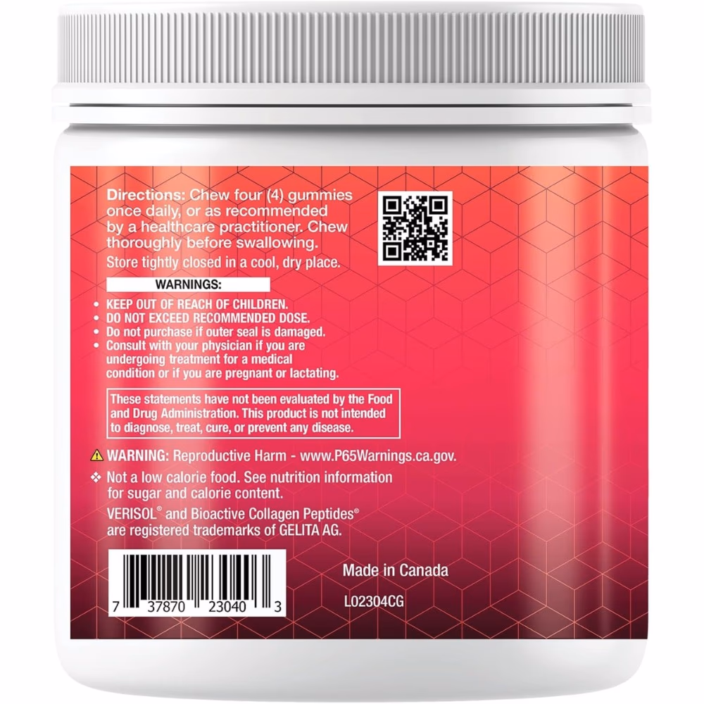 Life Extension Youthful Collagen Cherry 80 Gummies 4