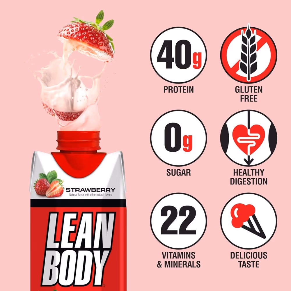 Labrada Lean Body RTD Strawberry 40g 500ml 2