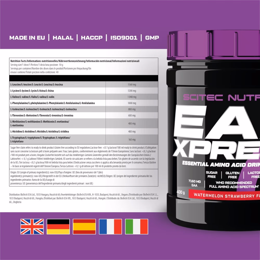 Scitec EAA Xpress Watermelon Strawberry 400g 3