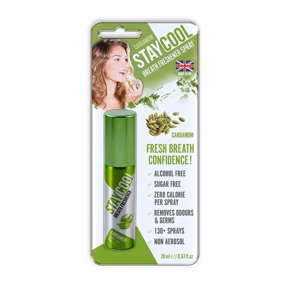 Staycool Breath Freshner Spray Cardamom 20ml 3